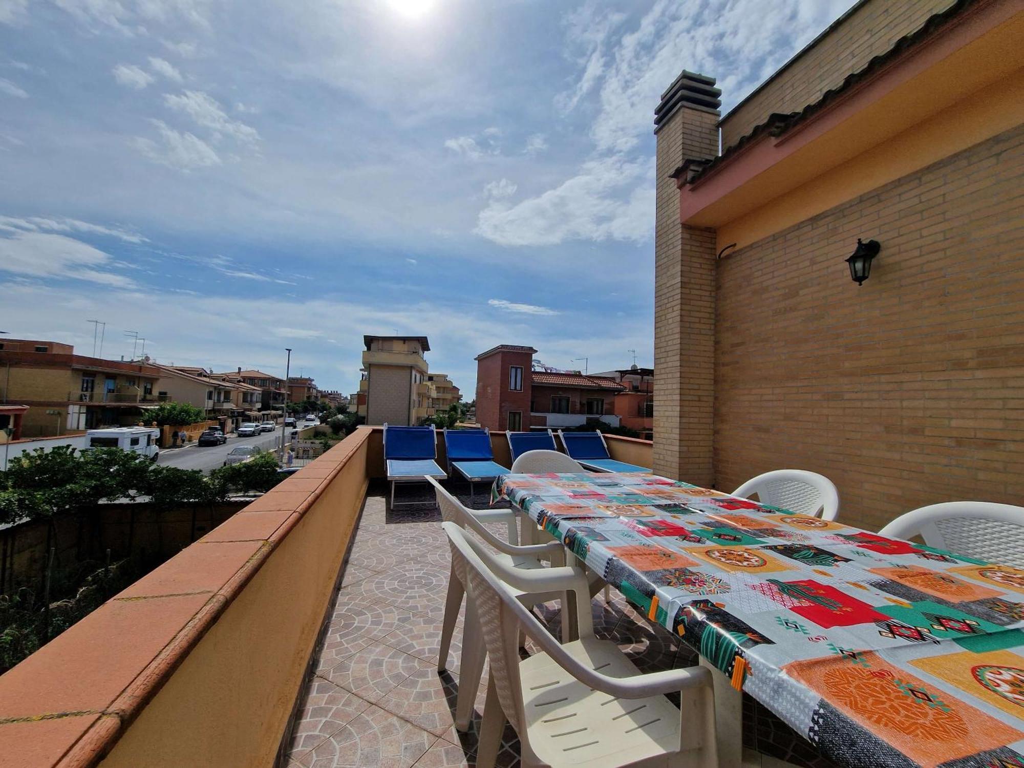 Ferienwohnung Vista Mare House Fiumicino Exterior foto