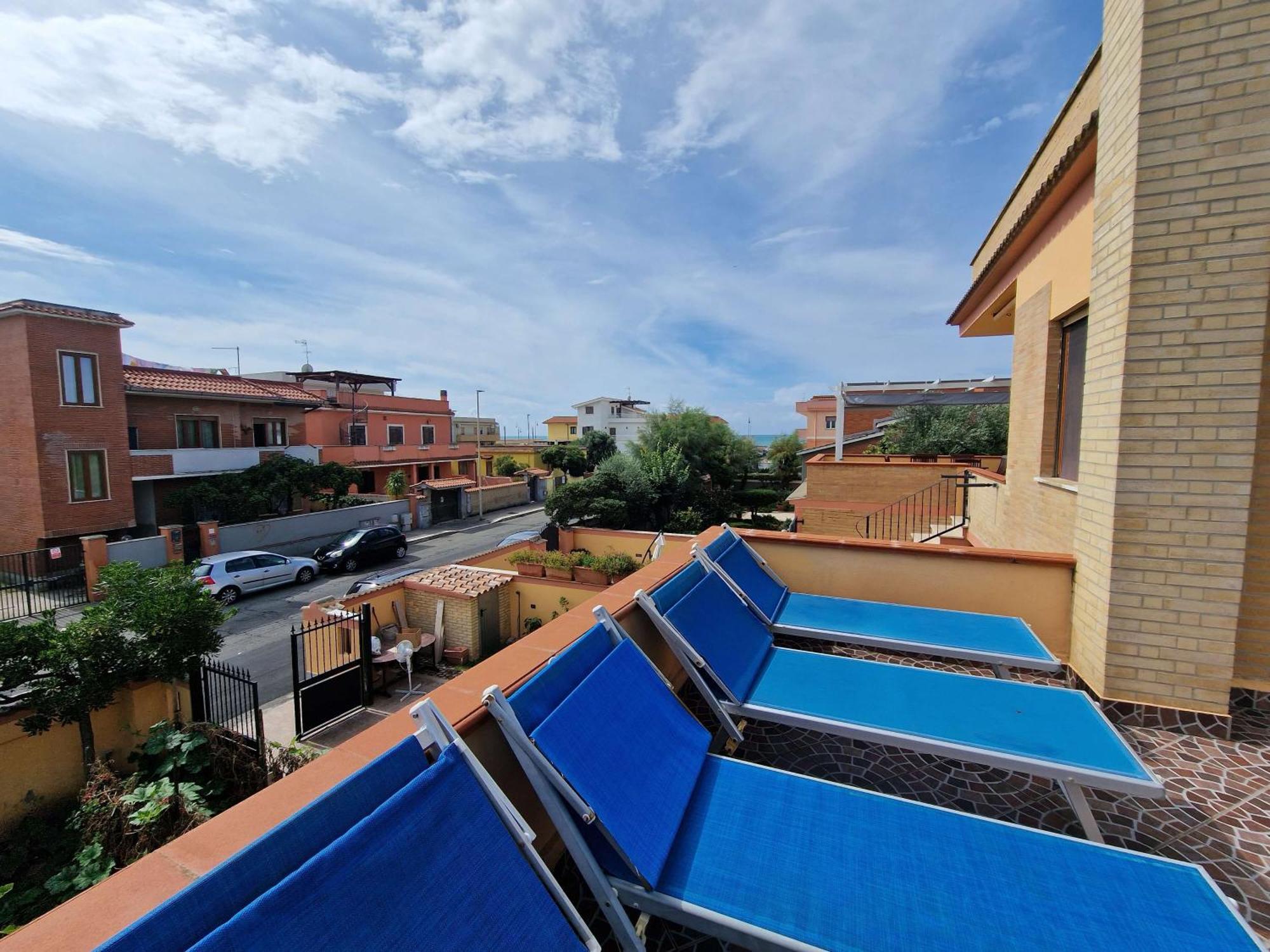 Ferienwohnung Vista Mare House Fiumicino Exterior foto
